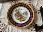 Limoges porselein bord met staander - diameter 25 cm, Ophalen of Verzenden