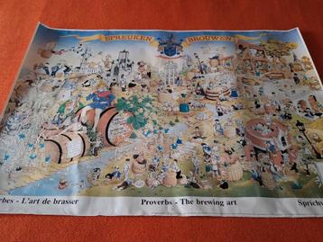 oude affiche de brouwerij jaar 1990 beschikbaar voor biedingen