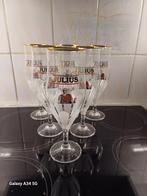Julius bierglas (6), Verzamelen, Ophalen of Verzenden, Zo goed als nieuw, Glas of Glazen, Overige merken