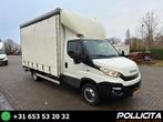 Iveco Daily 40C18 / Bakwagen / Schuifzeilen / Laadkep, Auto's, Euro 6, 4 cilinders, Iveco, Wit
