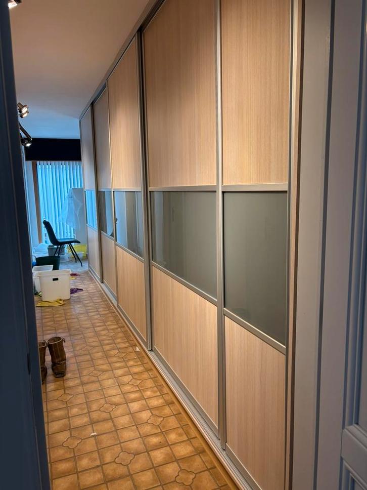 grote inbouw dressing kast. 5m60 lang, Huis en Inrichting, Kasten | Kleerkasten, Zo goed als nieuw, Ophalen