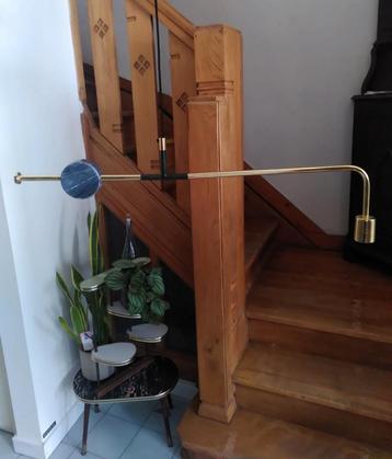 Speciale goudkleurige hanglamp merk Kave, Enlèvement, Neuf