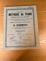 A. Schmoll – Méthode de Piano, Muziek en Instrumenten, Gebruikt, Klassiek, Les of Cursus, Ophalen of Verzenden