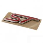 LOGO "ST" ROUGE - CHROME A COLLER OEM FORD - FIESTA ST, Enlèvement ou Envoi