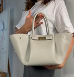 Elegante leren handtas, Verzenden, Nieuw, Beige, Handtas
