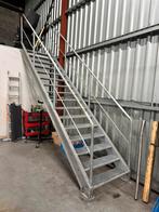 Stalen verzinkt buitentrap, Doe-het-zelf en Bouw, Ophalen, Trap