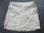 beige linnen rok + bijpassend sjaaltje, Ophalen of Verzenden, Gebruikt, Meisje, Jurk of Rok