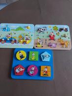 3 houten puzzels van Bumba, Kinderen en Baby's, Speelgoed | Educatief en Creatief, Ophalen of Verzenden
