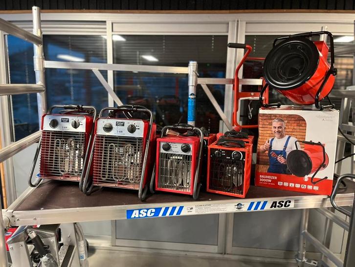 Bouwkachel/bouw kachel/heather/heathers 230V, Doe-het-zelf en Bouw, Thermostaten, Gebruikt, Ophalen