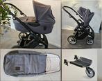 COMPLETE buggy (wieg, zitje, meerijdplank, voetenzak,.....), Kinderen en Baby's, Ophalen