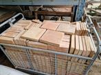 Antieke terracotta tegels - plavuizen 21 x 21 cm, Doe-het-zelf en Bouw, Vloerdelen en Plavuizen, Gebruikt, Minder dan 50 cm, 10 tot 30 cm