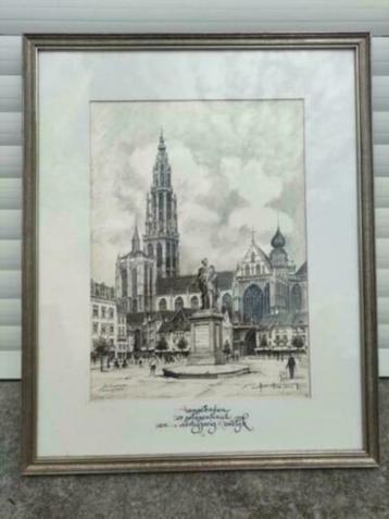 dessin antwerpen signe fr smets beschikbaar voor biedingen