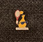 PIN - ORANGINA - LIMONADE - LEMONADE - TENNIS, Verzamelen, Verzenden, Gebruikt, Merk, Speldje of Pin