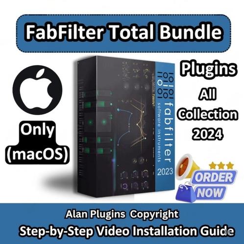 Plugins FabFilter Total Bundle 2024 pour la production music, Informatique & Logiciels, Logiciel Audio, Neuf, MacOS, Enlèvement ou Envoi