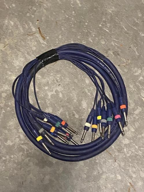 multikabels audio 8 kanaals, Muziek en Instrumenten, Kabels en Stekkers, Gebruikt, Apparatuur, Ophalen
