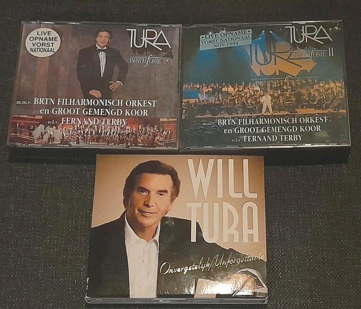 3 Dubbel-cd´s Will Tura, Cd's en Dvd's, Cd's | Nederlandstalig, Zo goed als nieuw, Ophalen of Verzenden