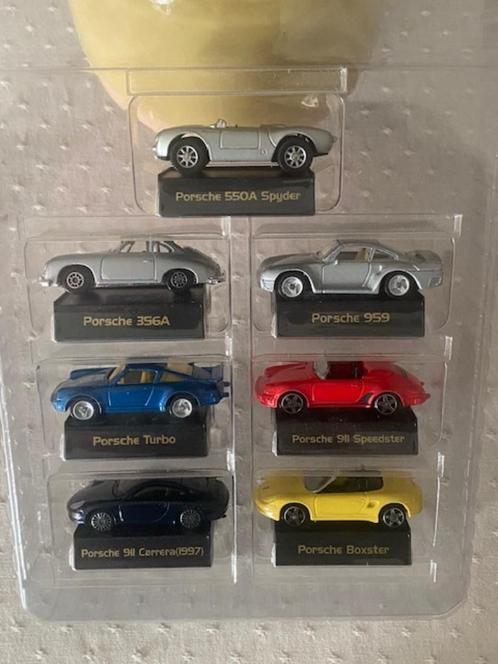Maisto 1:64 Set 7x Porsche, Hobby en Vrije tijd, Modelauto's | Overige schalen, Nieuw, Ophalen of Verzenden