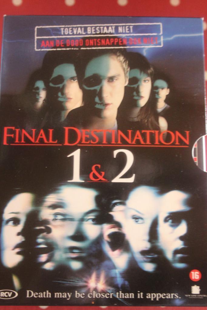 Final destination 1+2, Cd's en Dvd's, Dvd's | Thrillers en Misdaad, Zo goed als nieuw, Actiethriller, Vanaf 16 jaar, Ophalen of Verzenden
