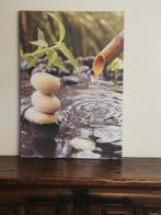 Vinyl Fotobehang Zen kiezels water riet bamboe, Ophalen of Verzenden, Foto, Zo goed als nieuw, Natuur