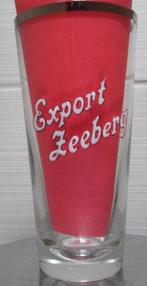Oud glas van brouwerij Zeeberg (emaille)., Verzamelen, Ophalen of Verzenden, Gebruikt, Glas of Glazen