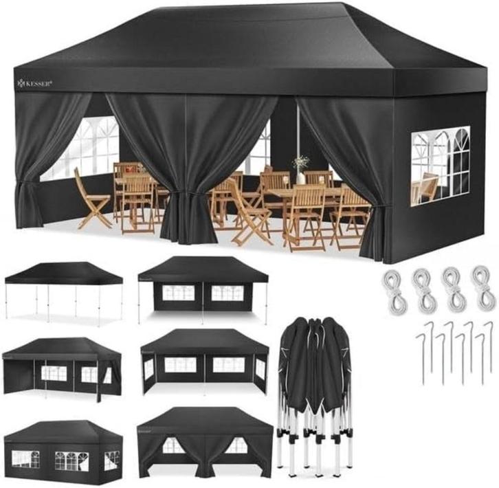 KESSER Tonnelle pliante 6 x 3 m, Tuin en Terras, Partytenten, Gebruikt, Partytent, 2 meter of meer, 5 tot 8 meter, Minder dan 4 meter