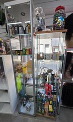2 vitrine kast te koop, Ophalen, Zo goed als nieuw