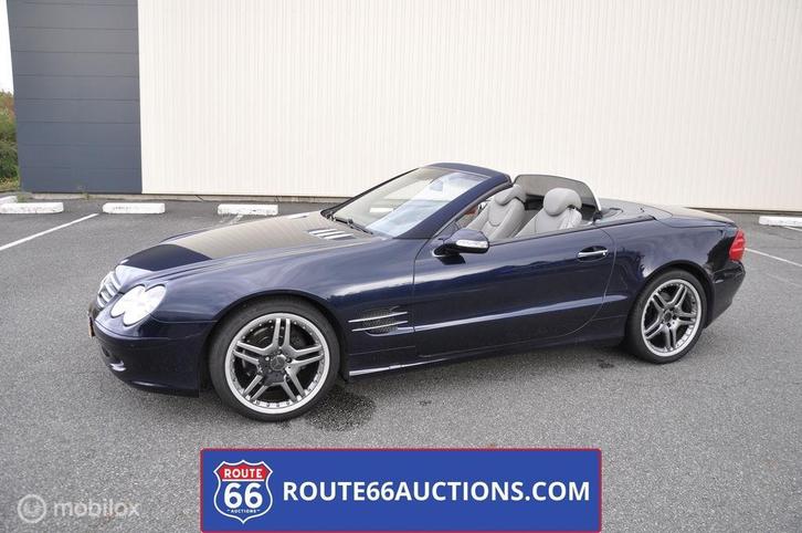 Mercedes-Benz SL 500 | 2002 | Route 66 Auctions, Auto's, Mercedes-Benz, Bedrijf, Te koop, SL, Benzine, Overige carrosserie, Handgeschakeld
