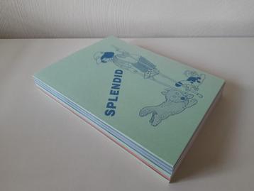 6 Vintage schoolschriftjes Splendid - als nieuw! beschikbaar voor biedingen