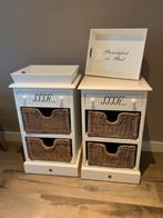 Riviera maison nachtkastjes, Huis en Inrichting, Ophalen, Gebruikt, Hout