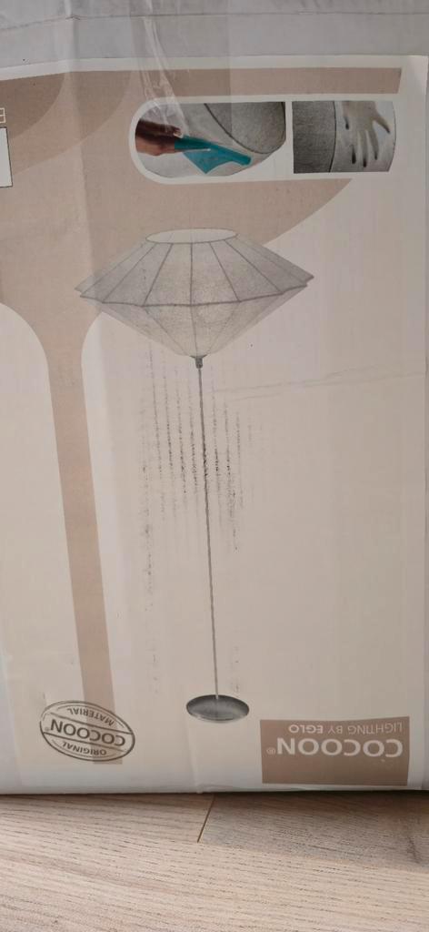 Lampe en papier, Maison & Meubles, Lampes | Suspensions, Neuf, 75 cm ou plus, Métal, Tissus, Enlèvement