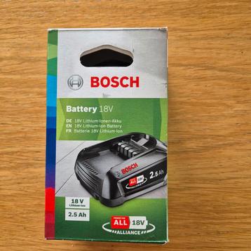 Bosch Batterij 18V 2.5Ah