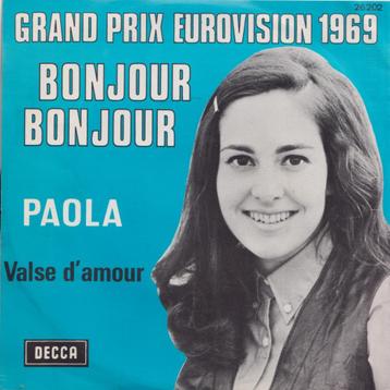 Paola – Bonjour Bonjour / Valse d’amour – Single