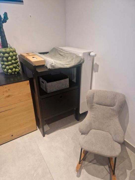 Pericles luiertafel Cindy zwart, Kinderen en Baby's, Kinderkamer | Commodes en Kasten, Gebruikt, Ophalen