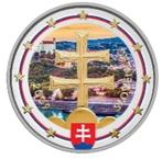 Pièce de 2 euros Slovaquie colorée, Timbres & Monnaies, Monnaies | Europe | Monnaies euro, 2 euros, Slovaquie, Enlèvement ou Envoi