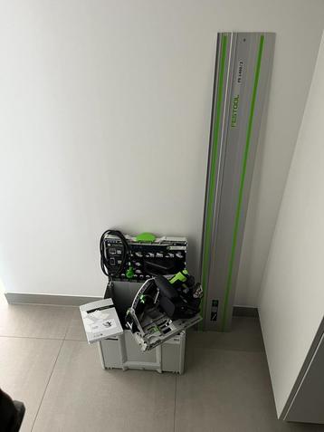 Invalcirkelzaag FESTOOL TS 60 KEBQ-Plus-FS Nieuw, Neuf, 1200 watts ou plus, 30 à 70 mm, Enlèvement