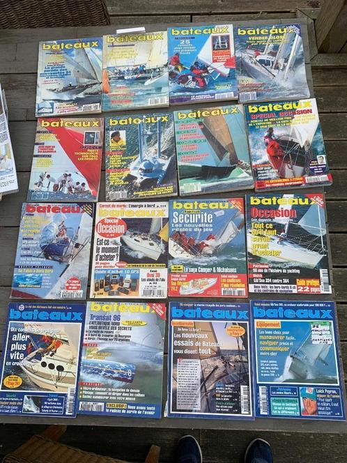 Lot de 16 magazines Bateaux de 1991 à 1996 Bon état, Livres, Journaux & Revues, Utilisé, Sports et Loisirs, Envoi