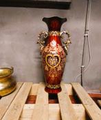 Vase avec or, strass et diamants, Maison & Meubles, Accessoires pour la Maison | Vases, Rouge, Enlèvement ou Envoi, 50 à 75 cm