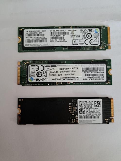 SSD M.2 512GB (Lire l'annonce!!!), Computers en Software, Harde schijven, Gebruikt, SSD, Ophalen of Verzenden