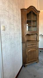Landelijke hoekkast, Huis en Inrichting, Kasten | Vitrinekasten, Ophalen, Eikenhout, 50 tot 100 cm, Zo goed als nieuw