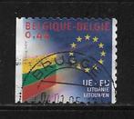 België - 2004 - Afgestempeld - Lot Nr. 587 - Litouwen, Affranchi, Envoi, Timbre-poste