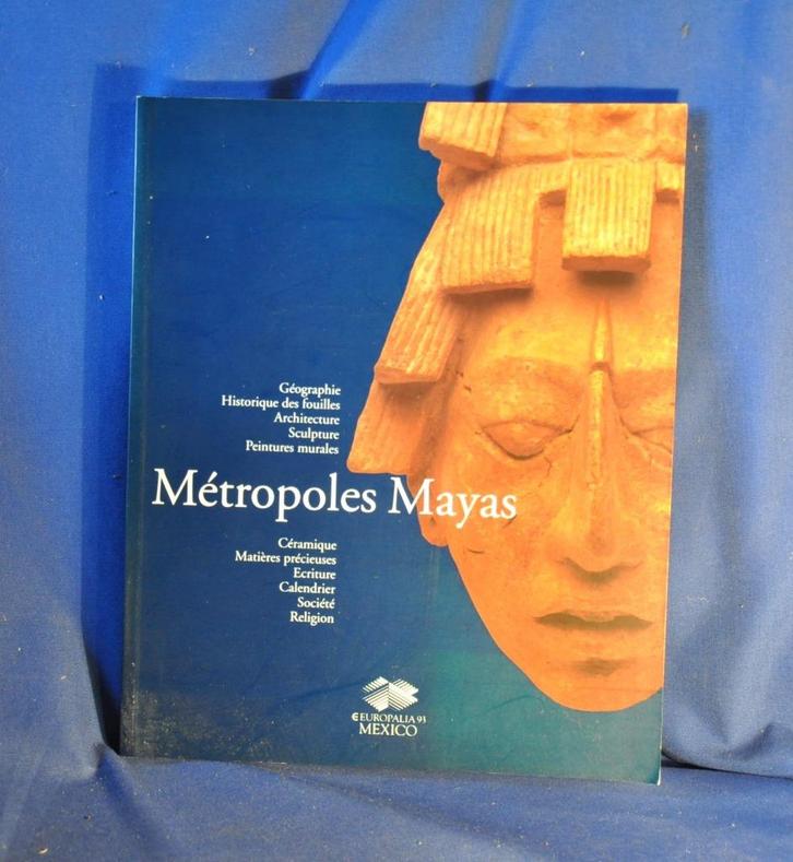 livre europalia 93 mexico metropoles mayas  (x2017), Boeken, Overige Boeken, Zo goed als nieuw, Ophalen of Verzenden