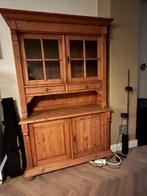 Mooie massief houten buffetkast te koop, Huis en Inrichting, Ophalen, Glas, Zo goed als nieuw, 150 tot 200 cm