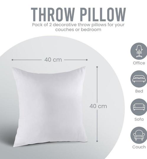 4 coussins qualité 40*40, Huis en Inrichting, Woonaccessoires | Kussens, Zo goed als nieuw, Ophalen
