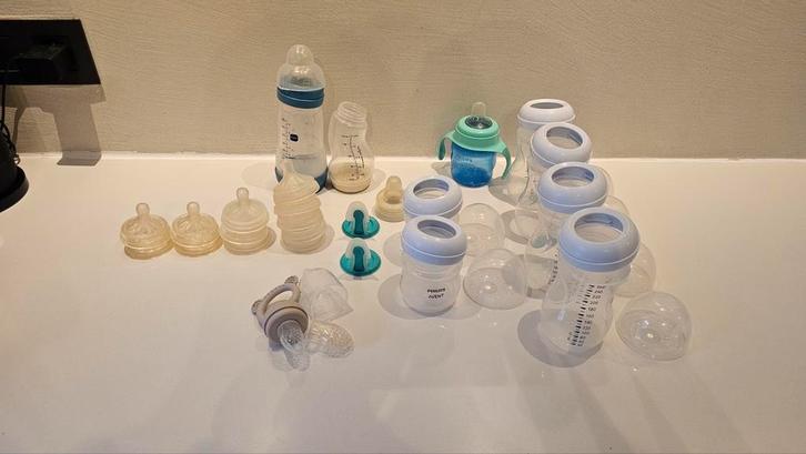 Philips avent Papflesjes / airflow / drinkbusje, Kinderen en Baby's, Babyvoeding en Toebehoren, Gebruikt, Flessen- of potjesverwarmer