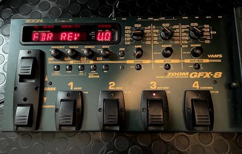 Zoom GFX-8 Guitar Multi effect, Muziek en Instrumenten, Effecten, Gebruikt, Chorus, Delay of Echo, Distortion, Overdrive of Fuzz