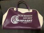 Vintage Lederen Sport Tas Hemiksem, Overige merken, Paars, Ophalen of Verzenden, Zo goed als nieuw