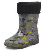 Gevoerde grijze Kinder Laarsjes - Rubberen Laarsjes - NIEUW, Ophalen of Verzenden, Nieuw