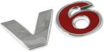 Volkswagen achterlogo chroom | V6 | Nieuw