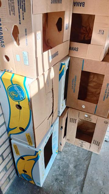 Boîtes à bananes 0,50 €/pièce, Enlèvement, Comme neuf
