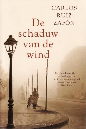 Carlos Ruiz Zafón  “De schaduw van de wind” beschikbaar voor biedingen